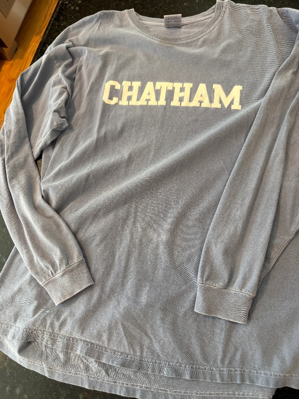 Blue Long sleeved Chatham Tee